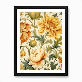 Floral Pattern 6 Art Print