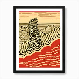 Godzilla 1 Art Print
