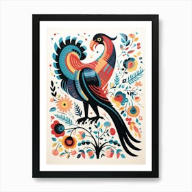 Scandinavian Bird Illustration California Condor 1 Art Print