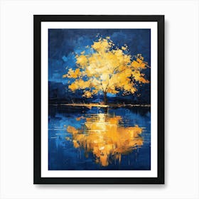 Tree In The Water 3 Art Print