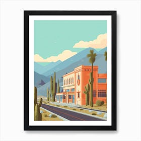 Lima Peru Travel Illustration 1 Art Print