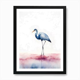 Blue Heron Art Print