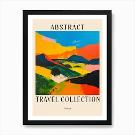 Abstract Travel Collection Poster Vietnam 1 Art Print