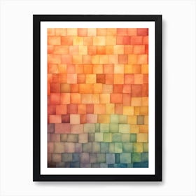 Abstract Watercolor Background 4 Art Print