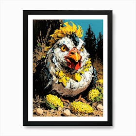 Hen Of The Woods 1 Art Print