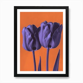 Purple Tulips 2 Art Print