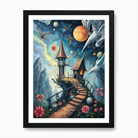 Fairytale Castle 12 Art Print