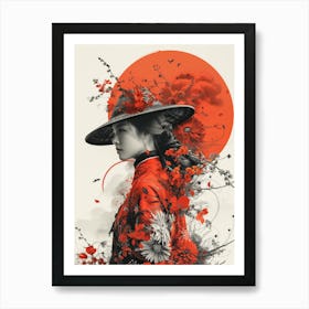 Asian Woman 1 Art Print