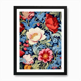 Floral Pattern 74 Art Print