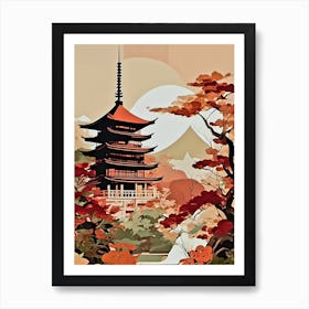 Japanese Pagoda 2 Art Print