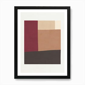 Minimalist Shapes 08 Art Print