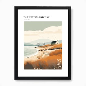 The West Island Way Scotland 3 Hiking Trail Landscape Poster Art Print