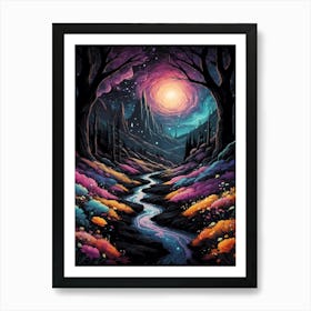 Rainbow River Art Print