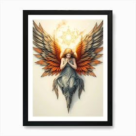 Angel Wings 1 Art Print