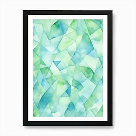 Abstract Watercolor Pattern Art Print