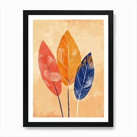 Autumn Leaves, Boho Art Print