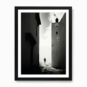 Marrakech, Morocco, Photography In Black And White 2 Art Print