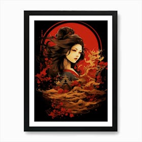 Geisha 1 Art Print