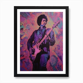 Jimi Hendrix Purple Haze 7 Art Print