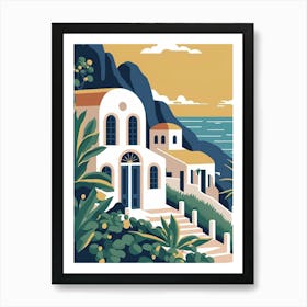 Mediterranean Villa Art Print