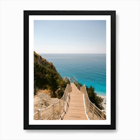 Stairs Leading To The Beach Art Print