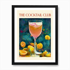 The Cocktail Club 5 Art Print