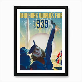 New York, World's Fair 1939 Art Print