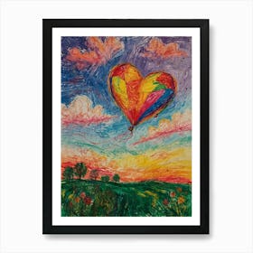 Heart Balloon 7 Art Print