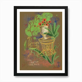 My Tropical Garden Art Print