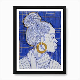 Portrait Of A Woman 632 Art Print