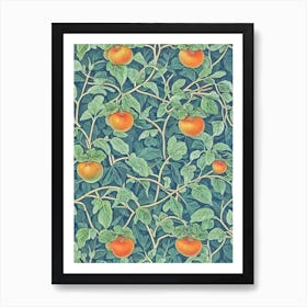 Persimmon 1 Vintage Botanical Fruit Art Print