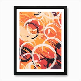 Abstract Circles 7 Art Print