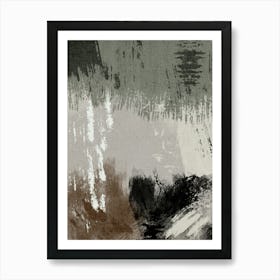 Abstract Painting With Texture 1 Art Print