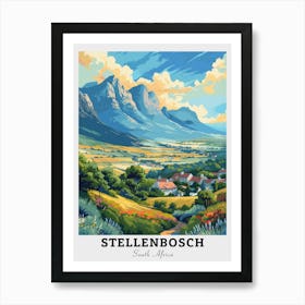 Stellenbosch Travel 1 Art Print