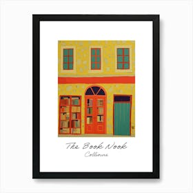 Collioure The Book Nook Pastel Colours 2 Poster Art Print