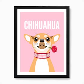 D D Designs Wall Art Chihuahua Dog Art Print