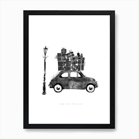 Le Chic Vintage Car Art Print