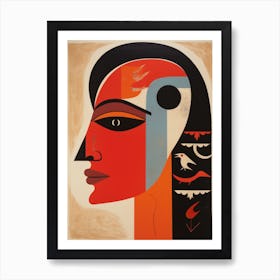 Woman'S Face 38 Art Print