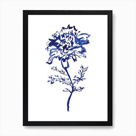 Blue Flower Art Print