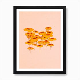 Poppies Illustration | Wall Art Poster Print Art Print