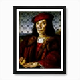 Raffaello Sanzio Da Urbino) Raphael (Raffaello Santi – Portrait Of A Man, Thought To Be Francesco Maria Della Rovere Art Print