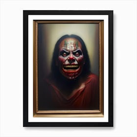 Clown Art Print