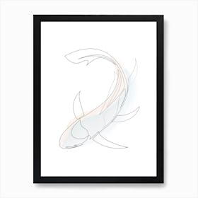 Koi Art Print