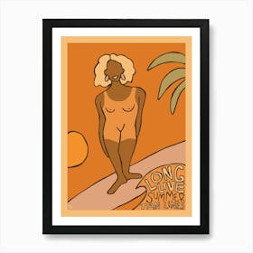 Long Live Summer Tan Lines  - Tropicool Studio Affiche