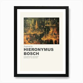 Museum Poster Inspired By Hieronymus Bosch 3 Art Print