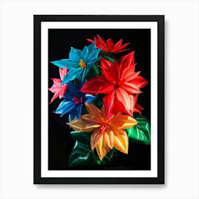 Bright Inflatable Flowers Poinsettia 2 Art Print