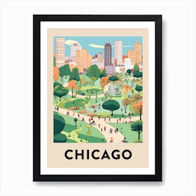 Chicago Travel Poster 27 Art Print