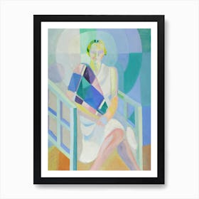 Portrait de Madame Heim by Robert Delaunay (1926-1927) Art Print