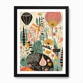 Garden In Bloom Boho Art Print