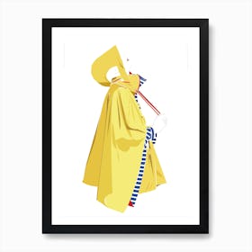 Raincoat Art Print